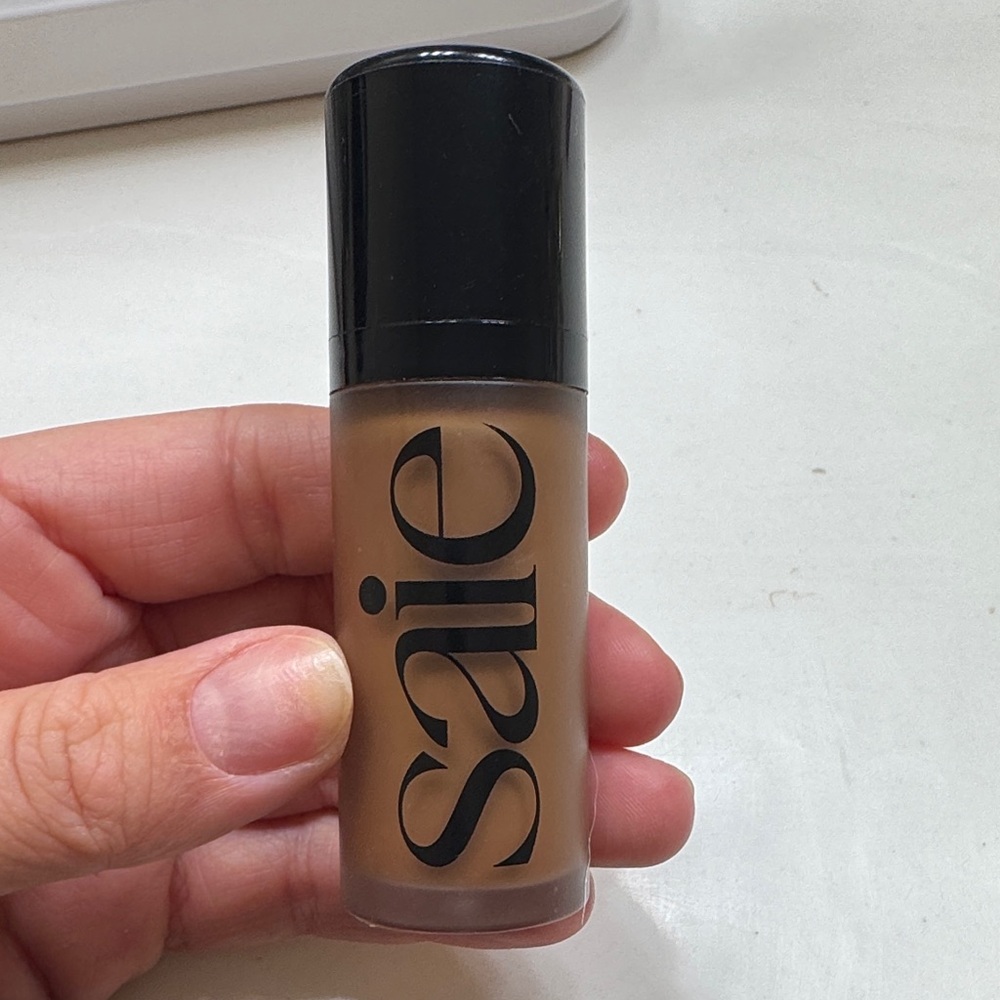 Saie Natural Finish Foundation - Deep Brown